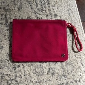 Lululemon Canvas Wristlet Bag